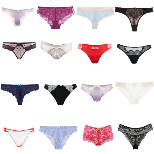 Additional matching briefs or thongs to go with our lingerie subscriptions